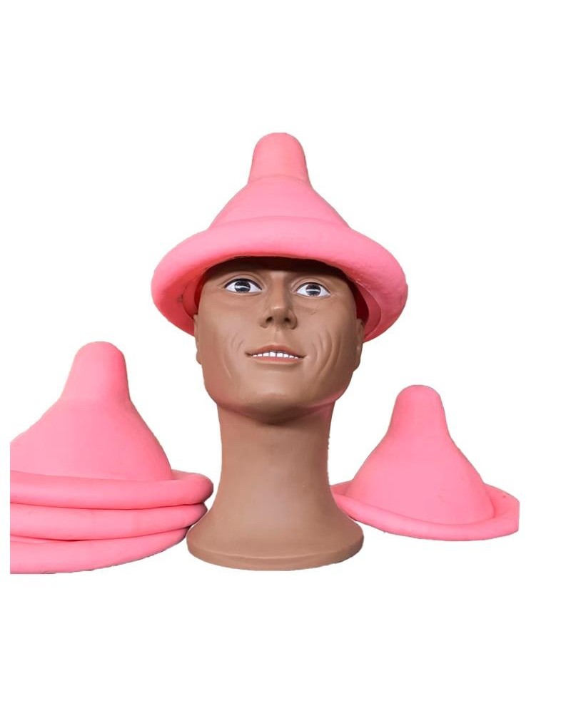 condom-shaped hat