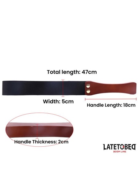 wooden handle paddle 47 cm