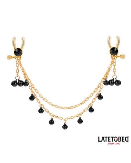 nipple clamps with chain and bells