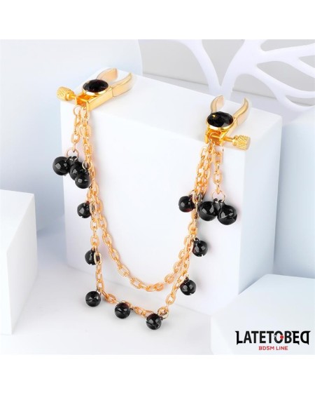 nipple clamps with chain and bells