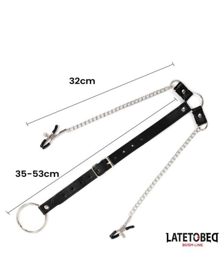 nipple clamps with penis ring