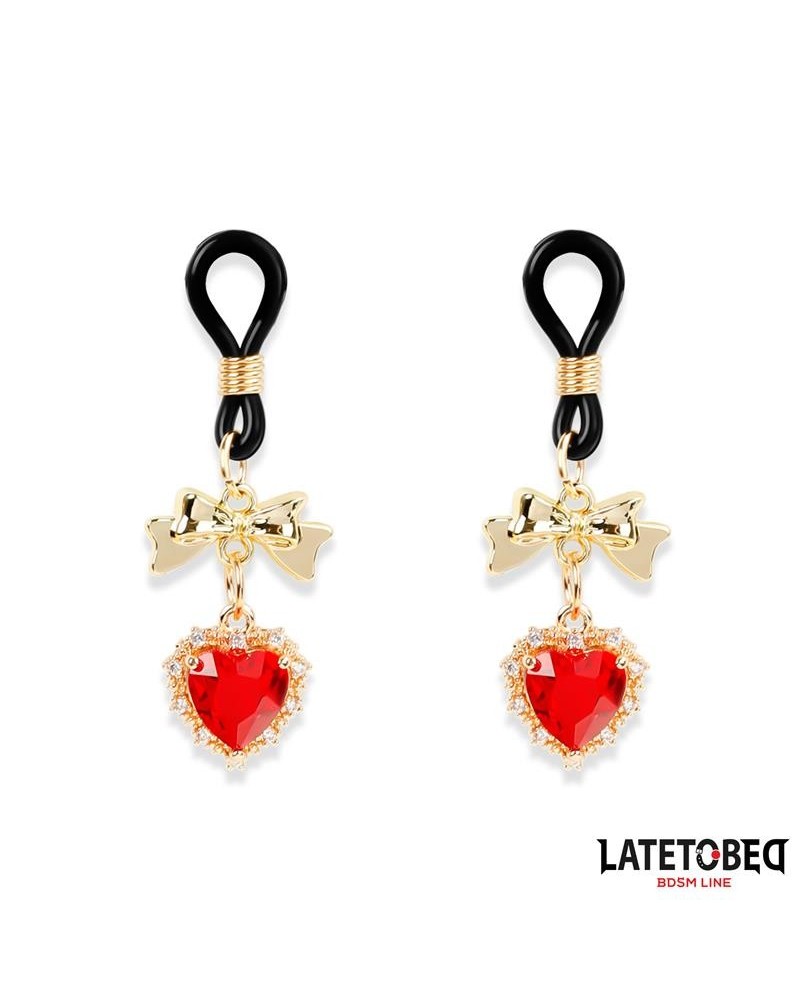 gem pendant nipple clamps