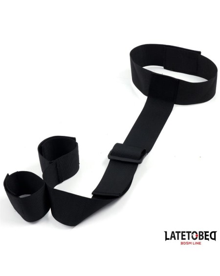 ribbon neck to wrist bondage