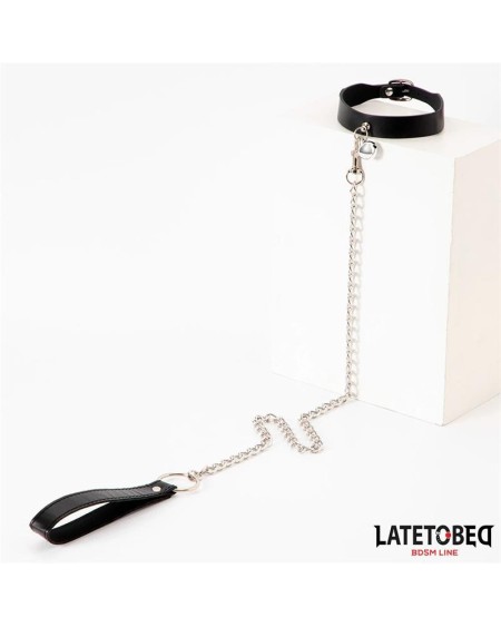 collar with bell and leash