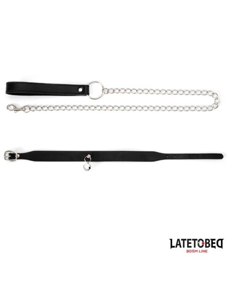 collar with bell and leash