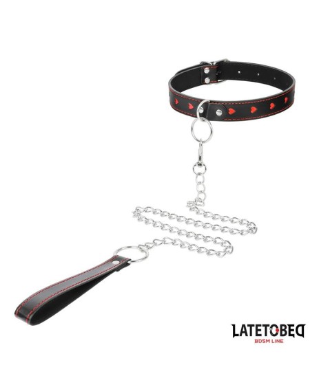 collar with leash 52 cm