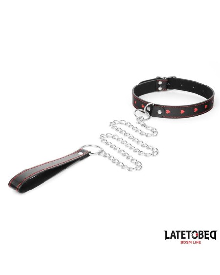 collar with leash 52 cm