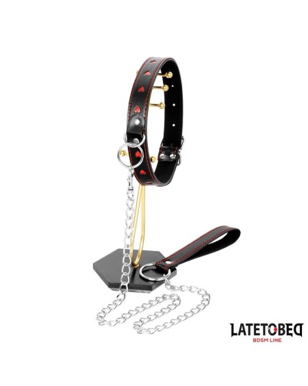 collar with leash 52 cm