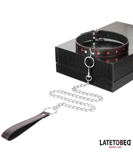 collar with leash 52 cm