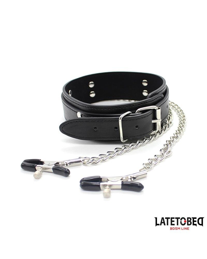 collar with nipple clamps