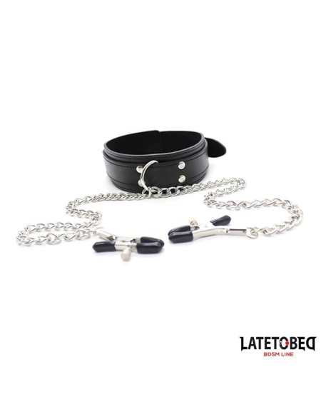 collar with nipple clamps