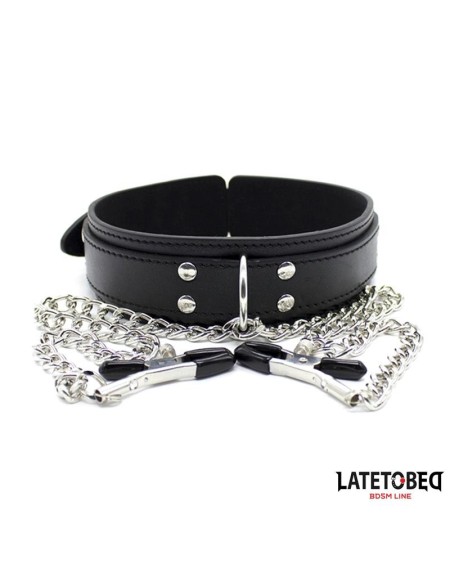 collar with nipple clamps