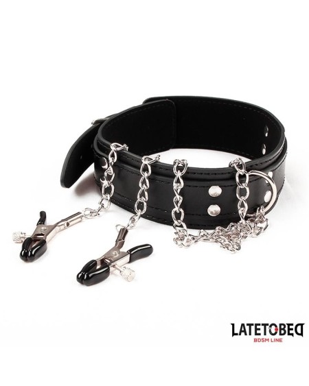 collar with nipple clamps