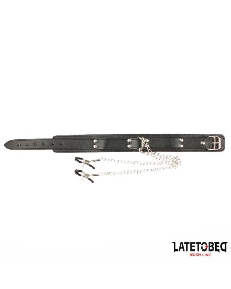 collar with nipple clamps