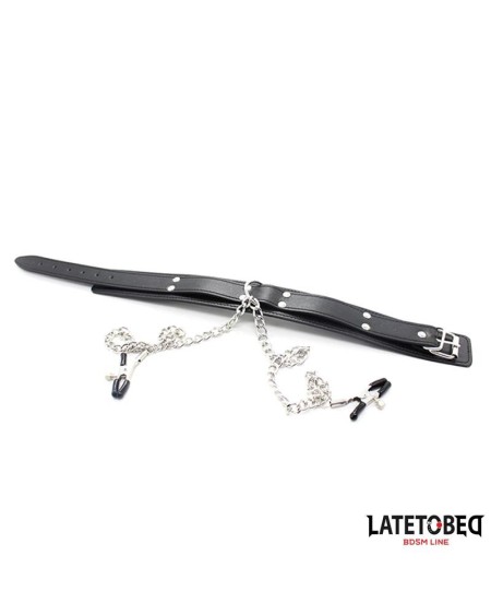 collar with nipple clamps