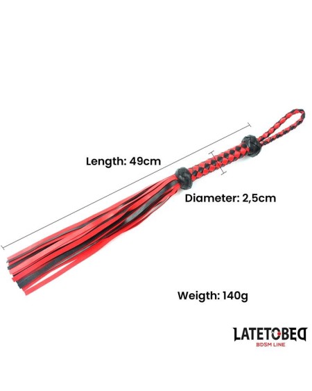 braided flogger 49 cm