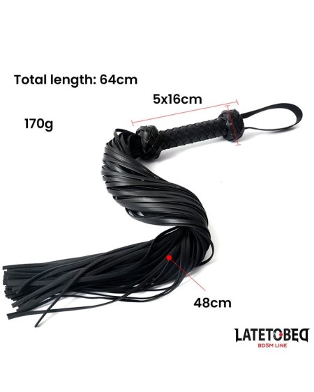 braided flogger 64.5 cm