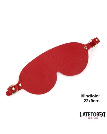 7 pcs bondage set with carry bag red