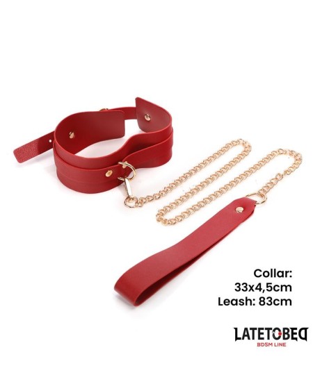 7 pcs bondage set with carry bag red