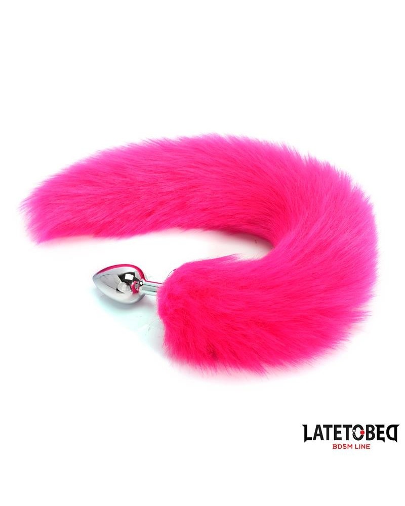 anal plug with tail hot rose 40 cm