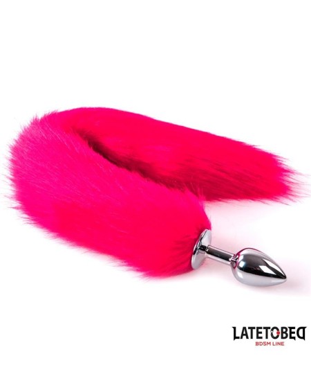 anal plug with tail hot rose 40 cm