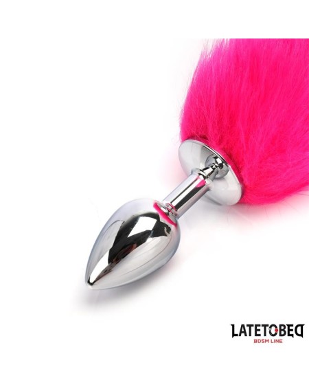 anal plug with tail hot rose 40 cm