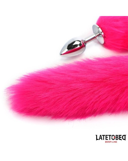 anal plug with tail hot rose 40 cm