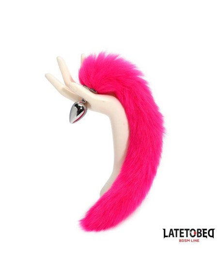 anal plug with tail hot rose 40 cm