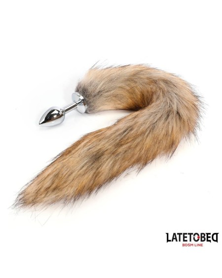 anal plug with tailbrown 40 cm