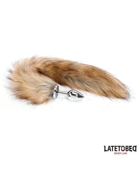 anal plug with tailbrown 40 cm