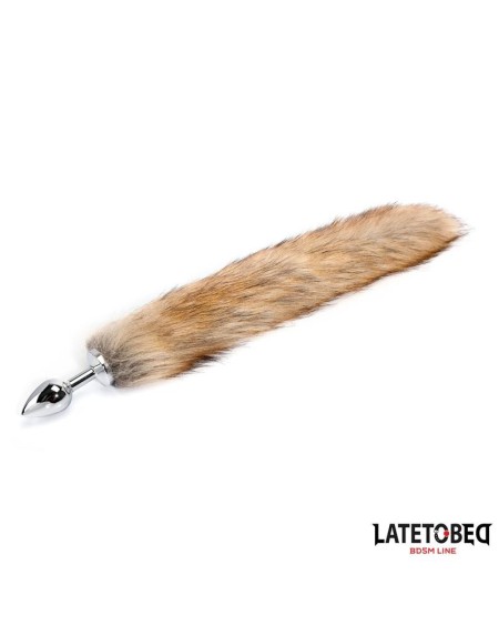 anal plug with tailbrown 40 cm