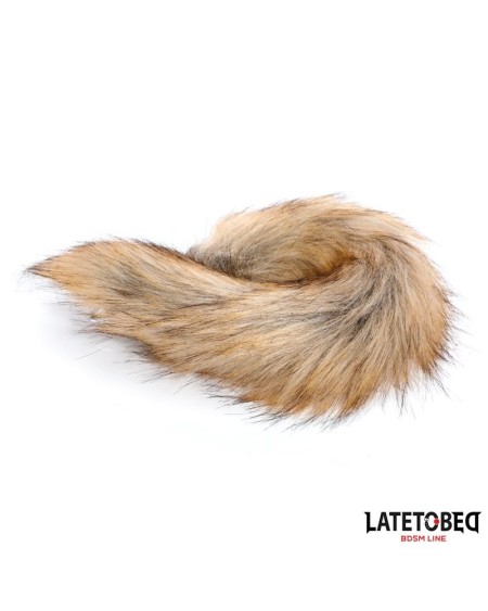 anal plug with tailbrown 40 cm