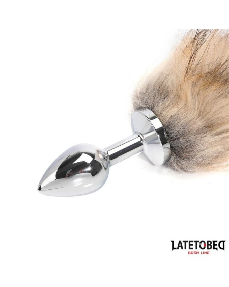 anal plug with tailbrown 40 cm