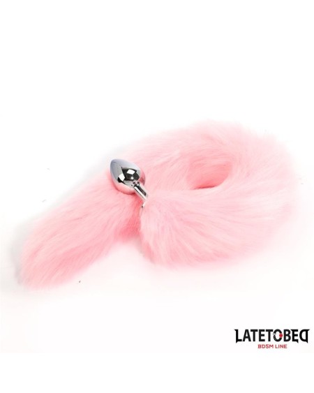 anal plug with fox tail rose 40 cm