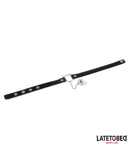 choker with cat ear hoop and bell