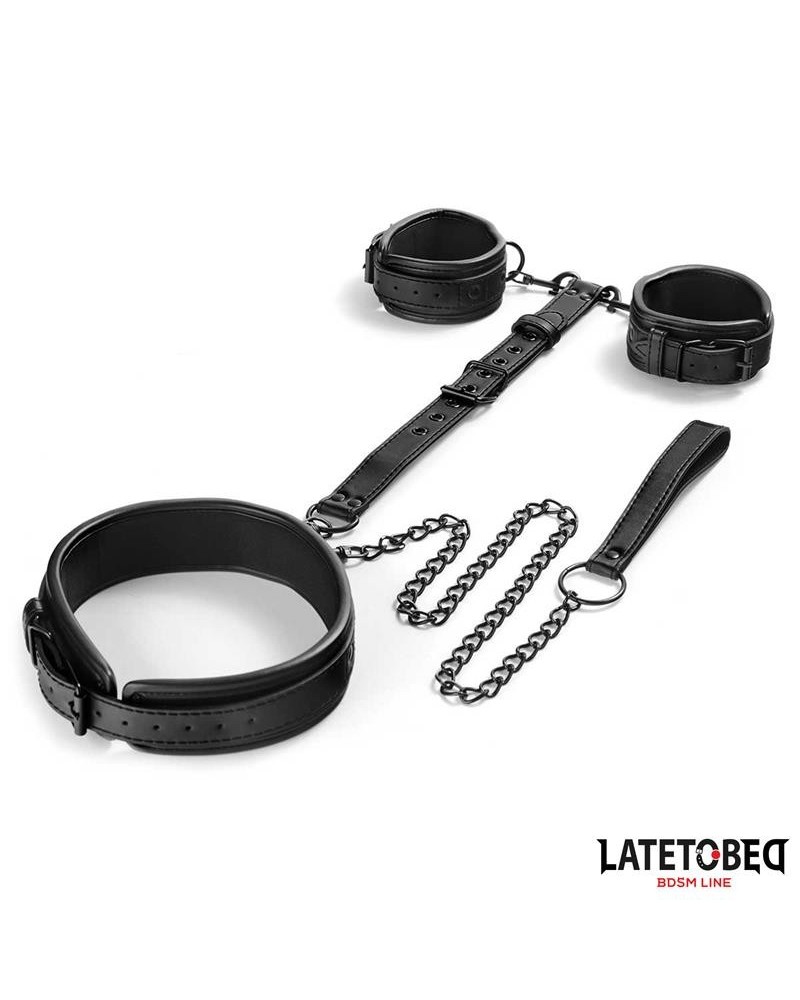 behind back neck to wrist restraints