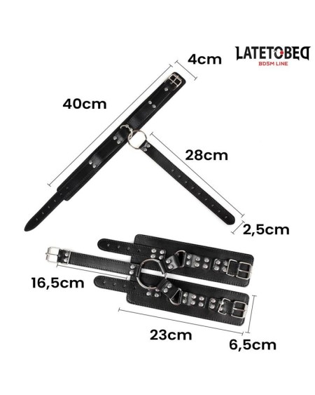 collar and wirst restraints