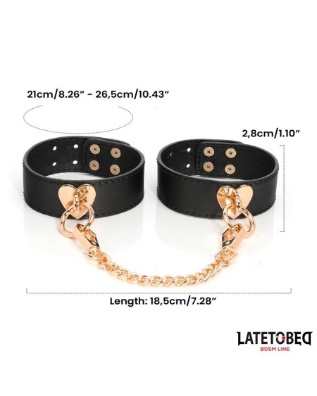 8 piece leather bondage kit with storage case