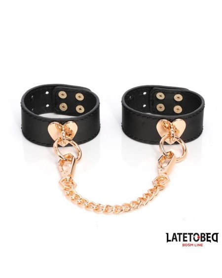 8 piece leather bondage kit with storage case