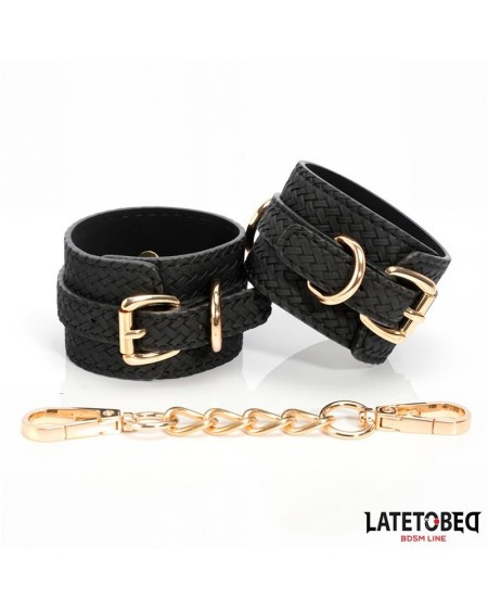 weaving patterns wrist cuff golden chain