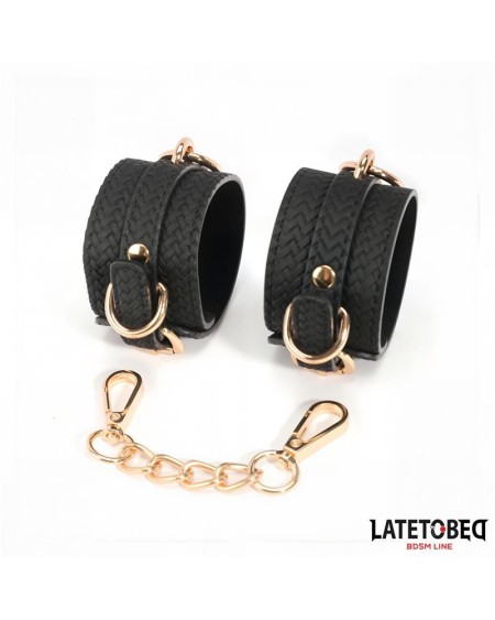 weaving patterns wrist cuff golden chain