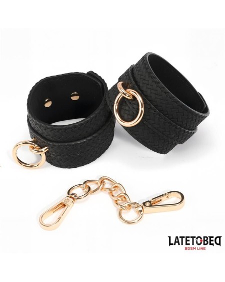 weaving patterns wrist cuff golden chain