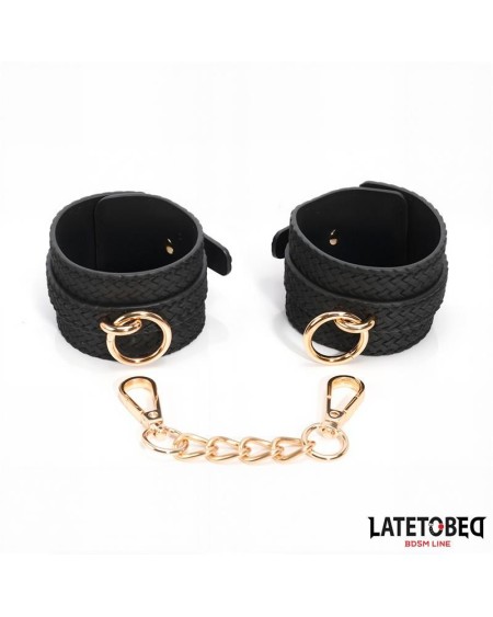 weaving patterns ankle cuff golden chain