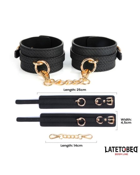 weaving patterns ankle cuff golden chain