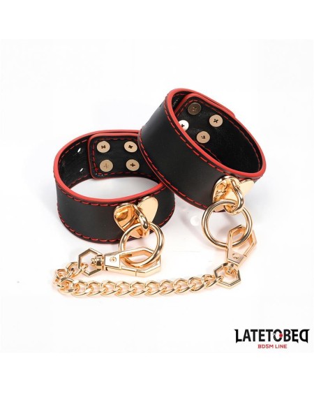 wrist cuff with golden chain