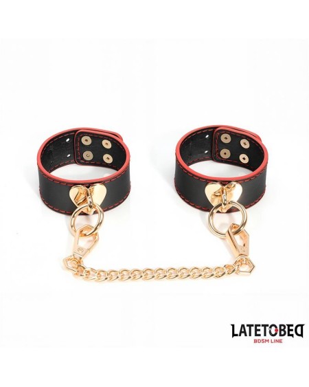 wrist cuff with golden chain