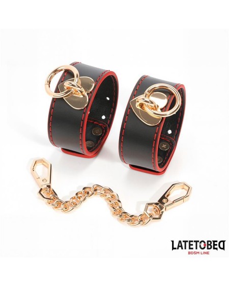 wrist cuff with golden chain