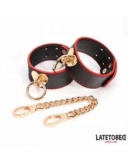 wrist cuff with golden chain