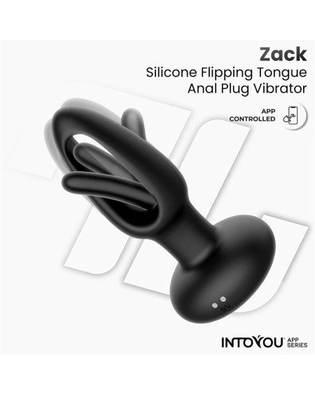 zack anal plug with flipping tongue and vibration with app