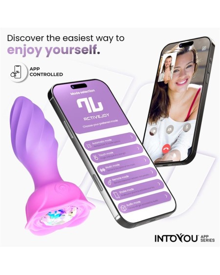 moxy butt plug with rotation 360o with app